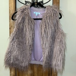 She + Sky purple vest